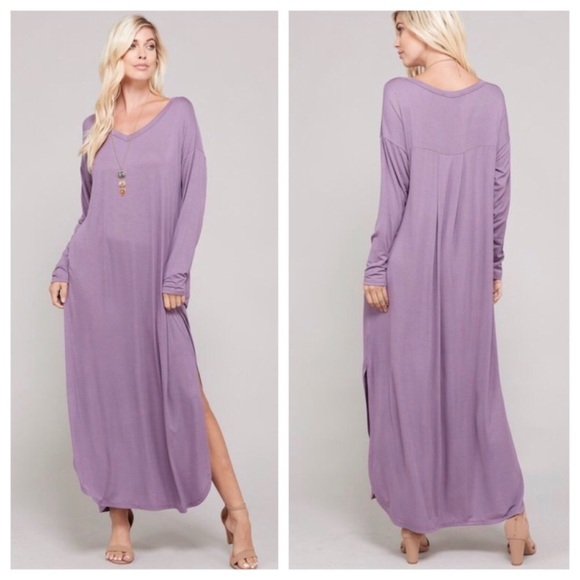 Soft Long Sleeve Maxi - Picture 2 of 3
